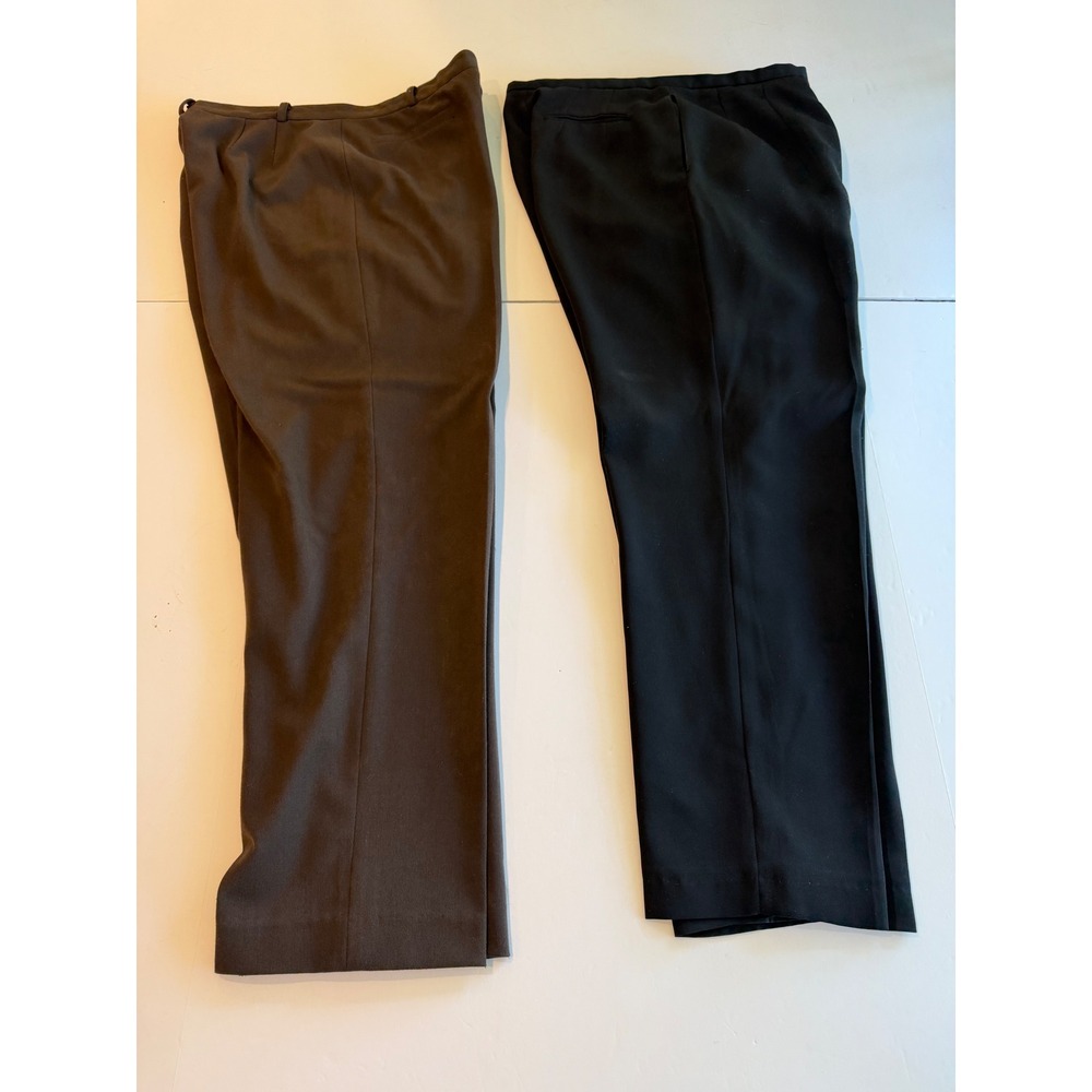 Harve Benard Rafealla Petites Dress Pants Bundle Black Brown 12P